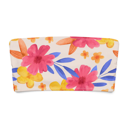 Esdushi Surf clothing - Bandeau Bikini Top - Aloha Surfista - -