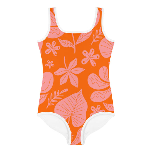 Esdushi Surf clothing - Kids Swimsuit - Floral Fantasy - 2T / 92 / 1-2 years -