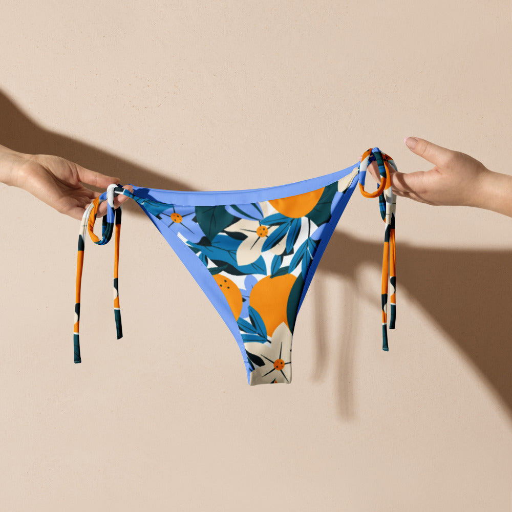 Esdushi Surf clothing - String Bikini Bottom - Playa Mango - -
