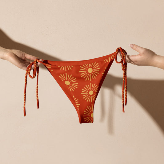Esdushi Surf clothing - String Bikini Bottom - Sunset Session - -