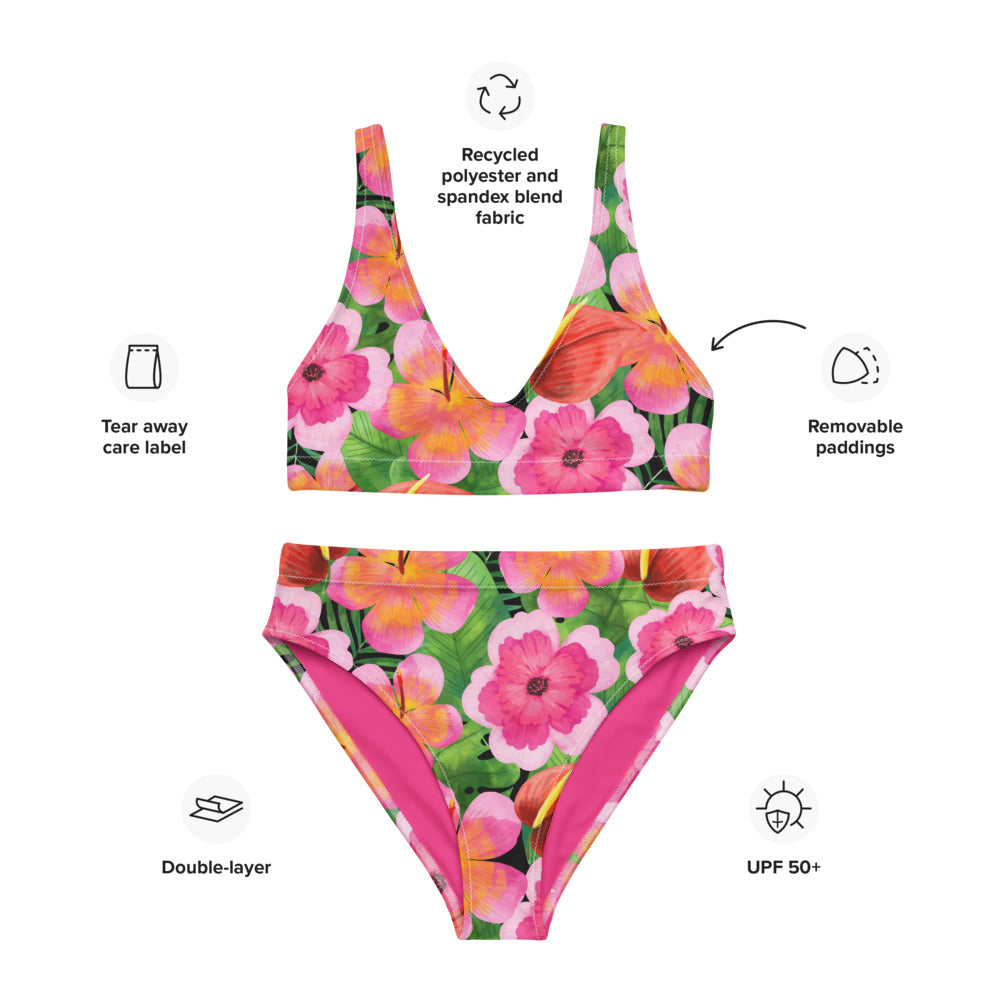 Esdushi Surf clothing - Surf Bikini Top - Bonita Botánica - -