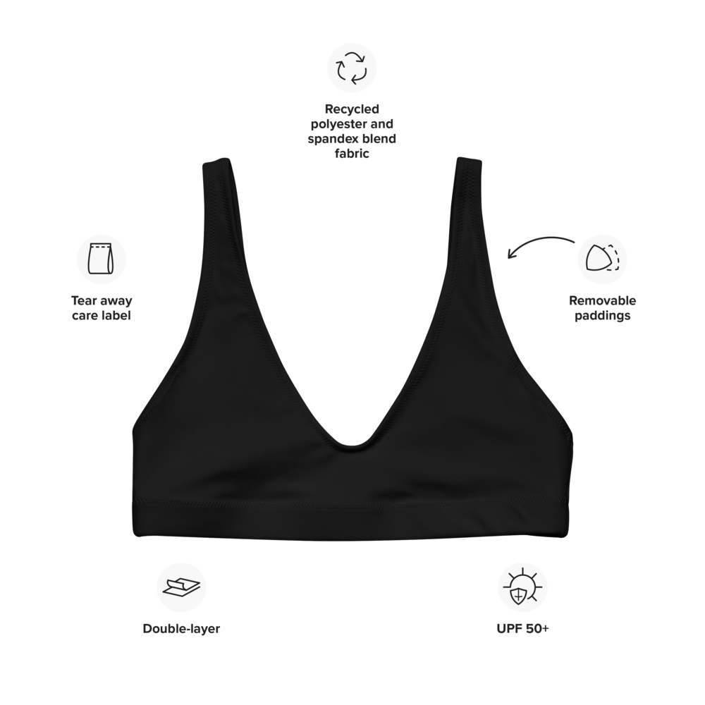 Esdushi Surf clothing - Surf Bikini Top - Boss Babe - -