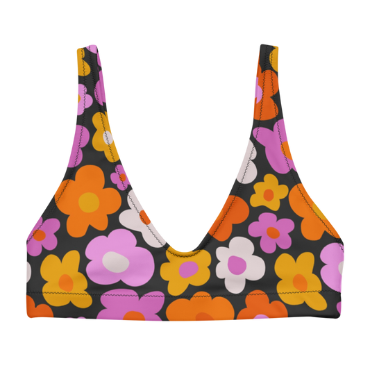 Esdushi Surf clothing - Surf Bikini Top - Botanical Bloom - -