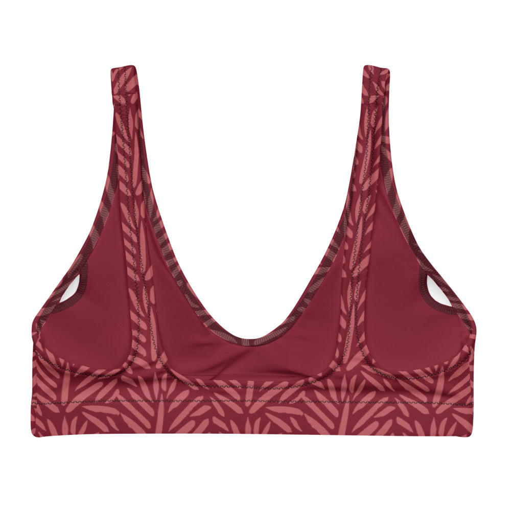 Esdushi Surf clothing - Surf Bikini Top - Palm Passion - -