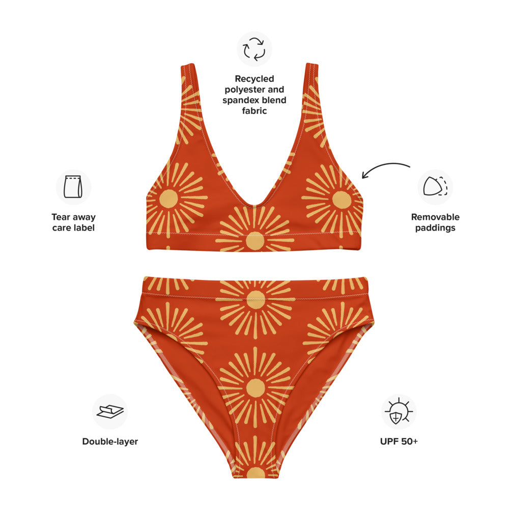 Esdushi Surf clothing - Surf Bikini Top - Sunset Session - -