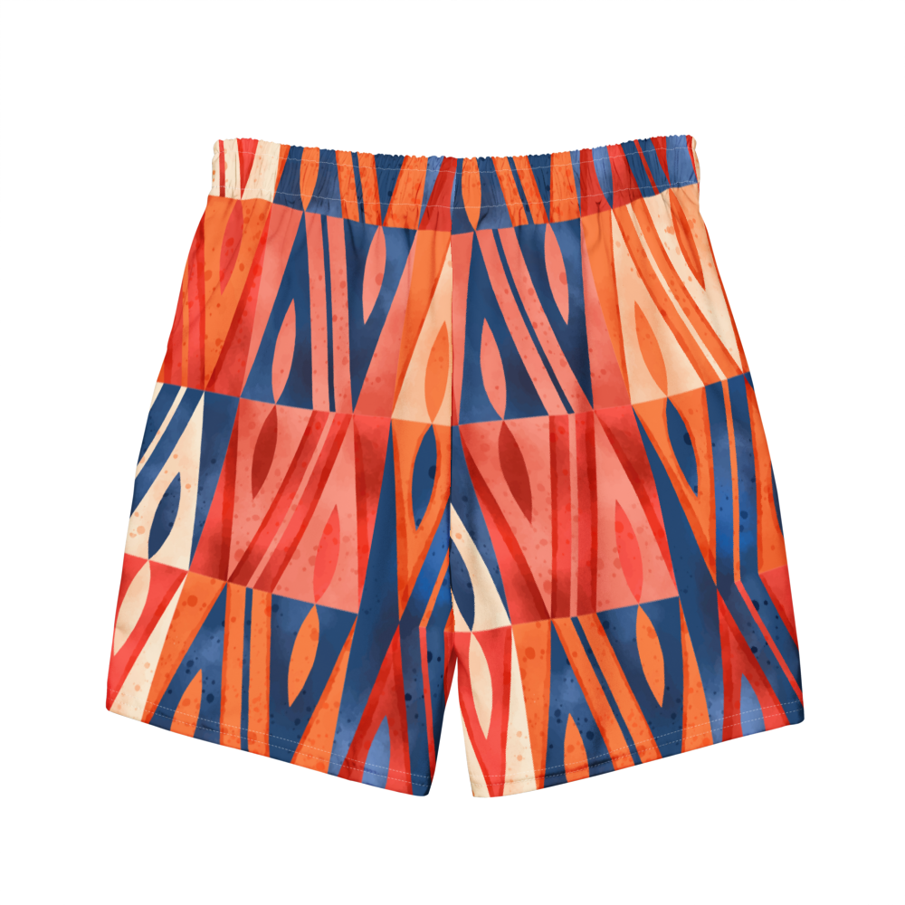 Esdushi Surf clothing - Surf Swim Shorts - Coral Crash - -