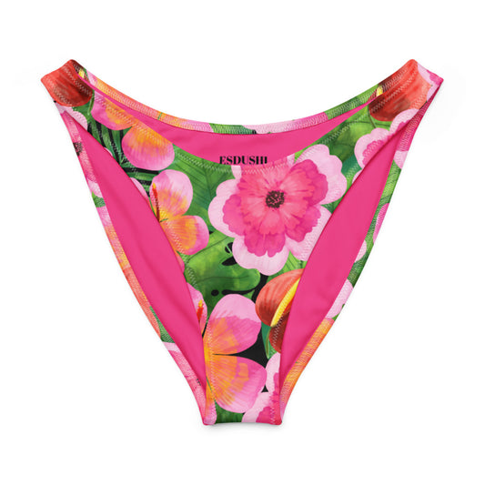 Esdushi Surf clothing - V-cut Bikini Bottom - Bonita Botanica - -