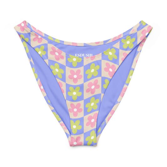 Esdushi Surf clothing - V-cut Bikini Bottom - Groovy Gardenia - -