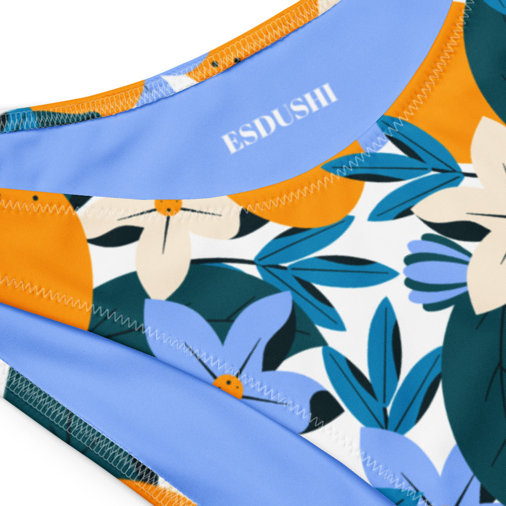 Esdushi Surf clothing - V-cut Bikini Bottom - Playa Mango - -