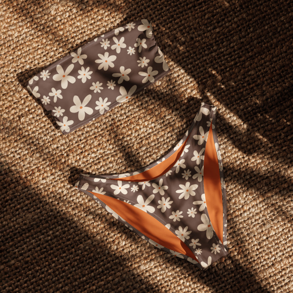 Esdushi Surf clothing - V-cut Bikini Bottom - Salty Skin - -