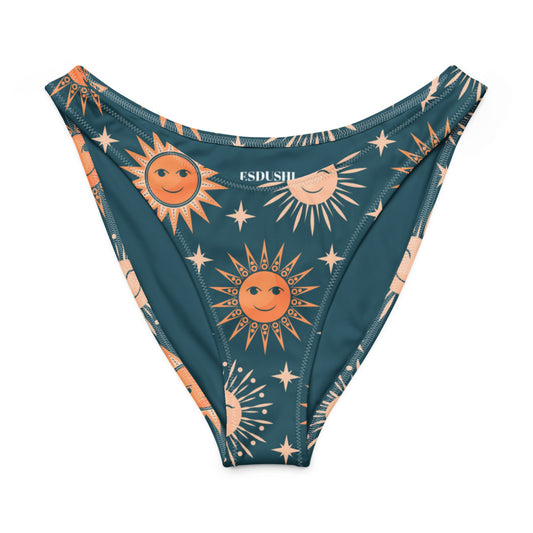 Esdushi Surf clothing - V-cut Bikini Bottom - Sunbeam Sparkle - -