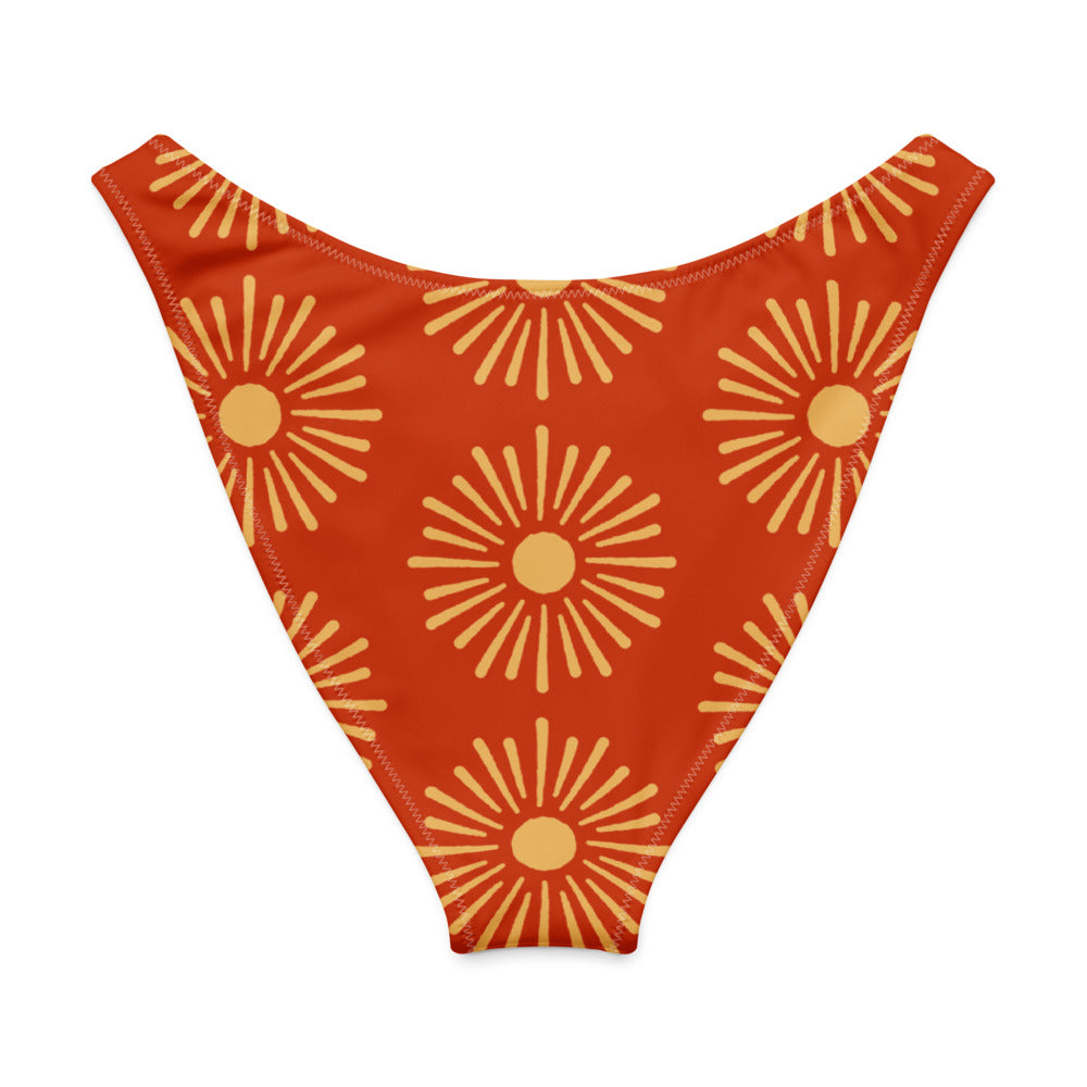 Esdushi Surf clothing - V-cut Bikini Bottom - Sunset Session - -