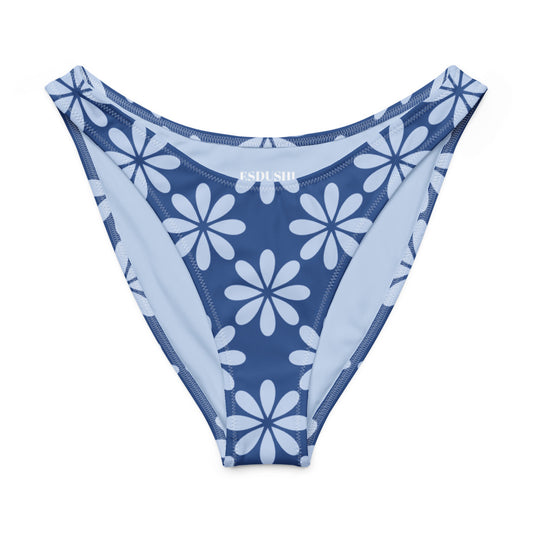 Esdushi Surf clothing - V-cut Bikini Bottom - Wavy Baby - -
