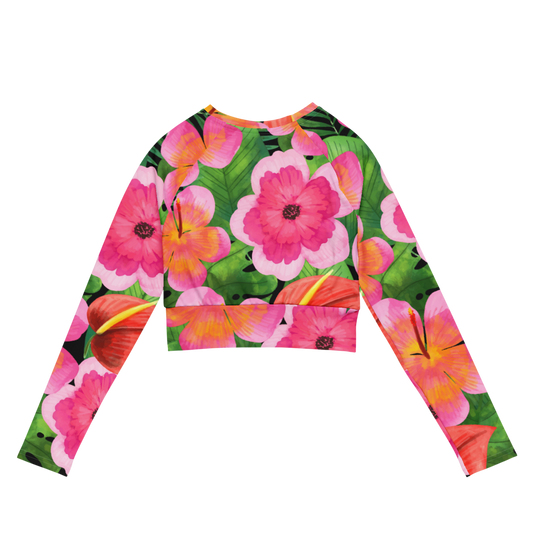 Esdushi Surf clothing - Women's Surf Rashguard - Bonita Botánica - -