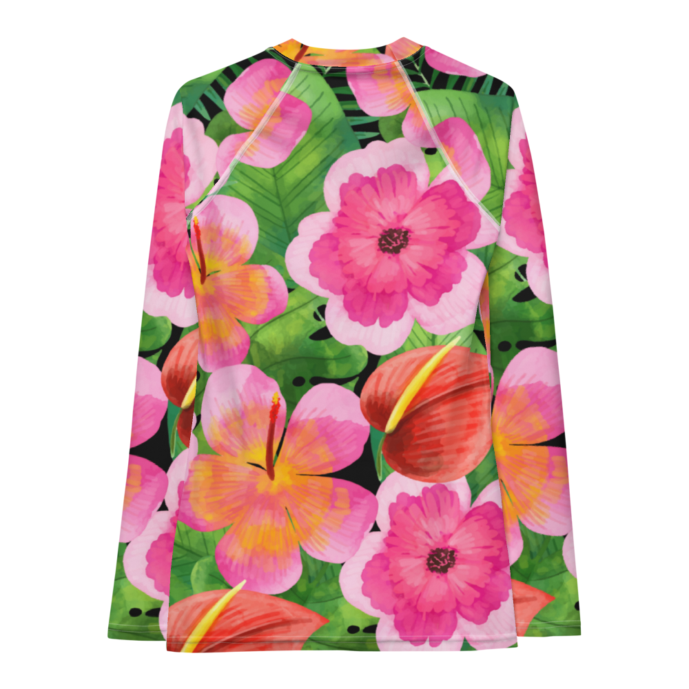 Esdushi Surf clothing - Women's Surf Rashguard - Bonita Botánica - -