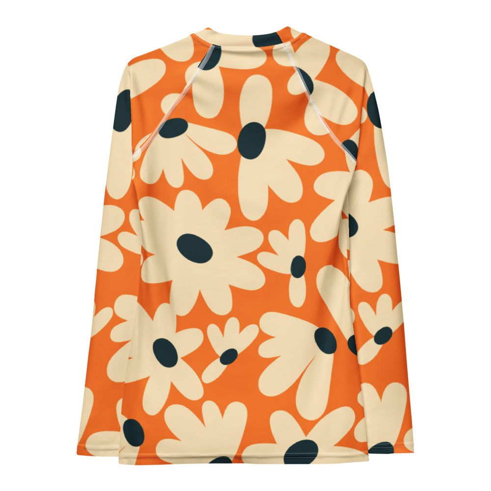 Esdushi Surf clothing - Women's Surf Rashguard - Daisy Dream - -