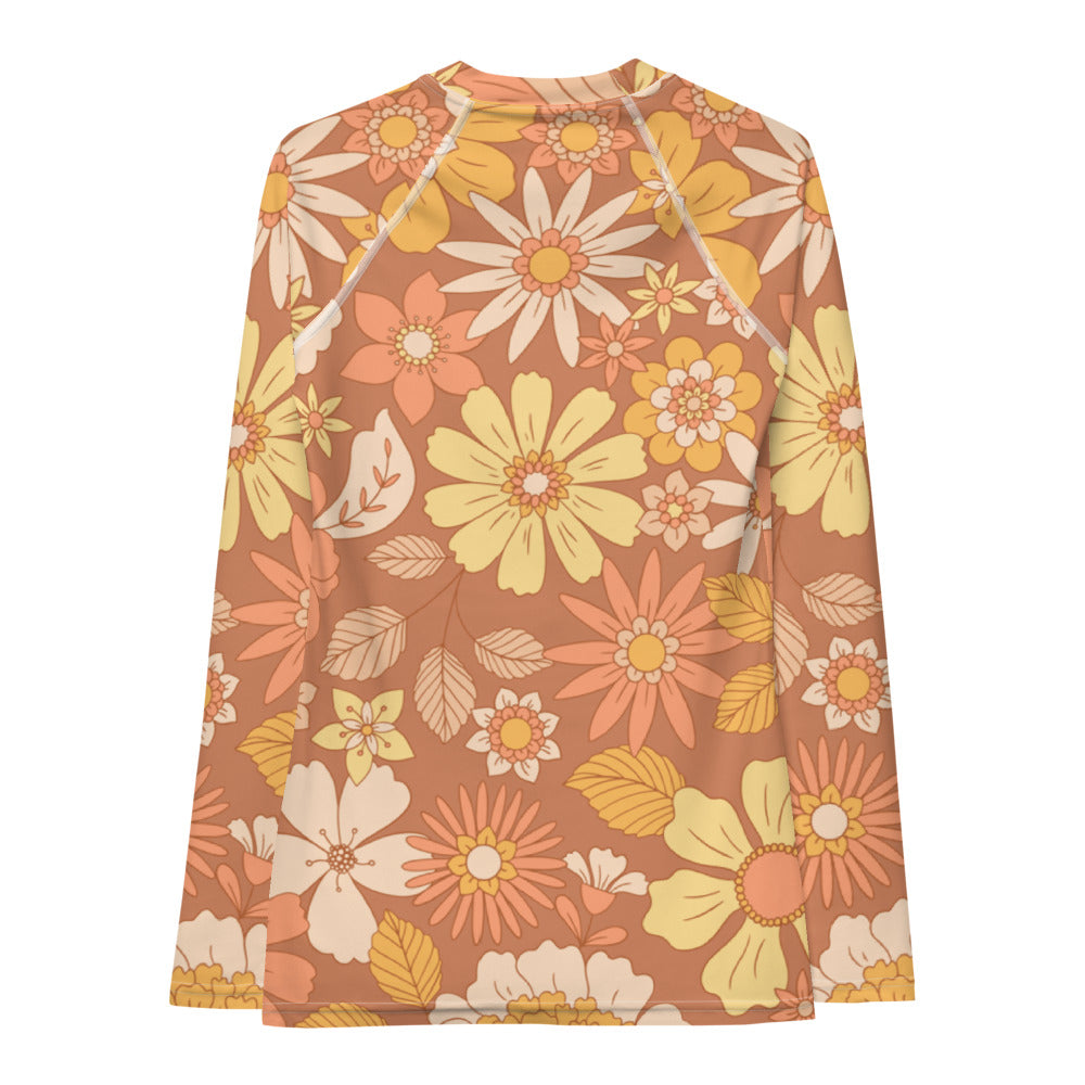 Esdushi Surf clothing - Women's Surf Rashguard - Sunset Glow - -