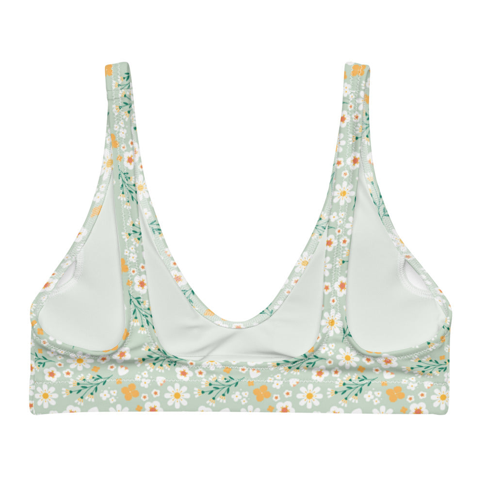 Surf Bikini Top - Flores Esmeralda