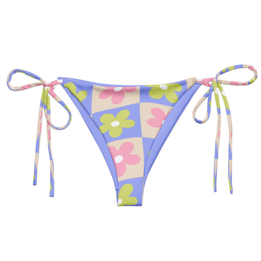 String Bikini Bottom - Groovy Gardenia - Esdushi