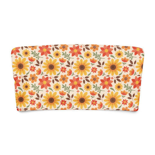 Bandeau Bikini Top - Sunflower Siesta - Esdushi