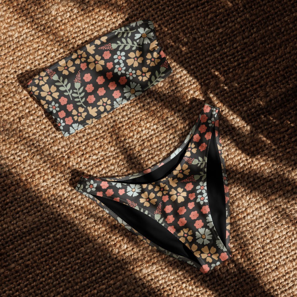Bandeau Bikini Top - Surf Spirit - Esdushi