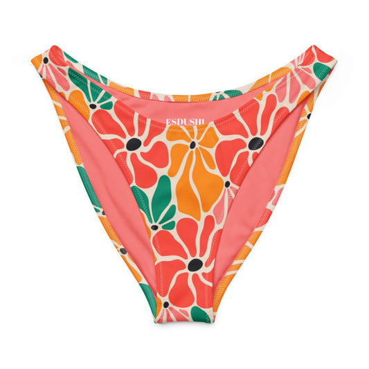 V-cut Bikini Bottom - Flower Power - Esdushi