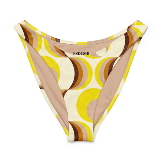 V-cut Bikini Bottom - Retro Riptide - Esdushi