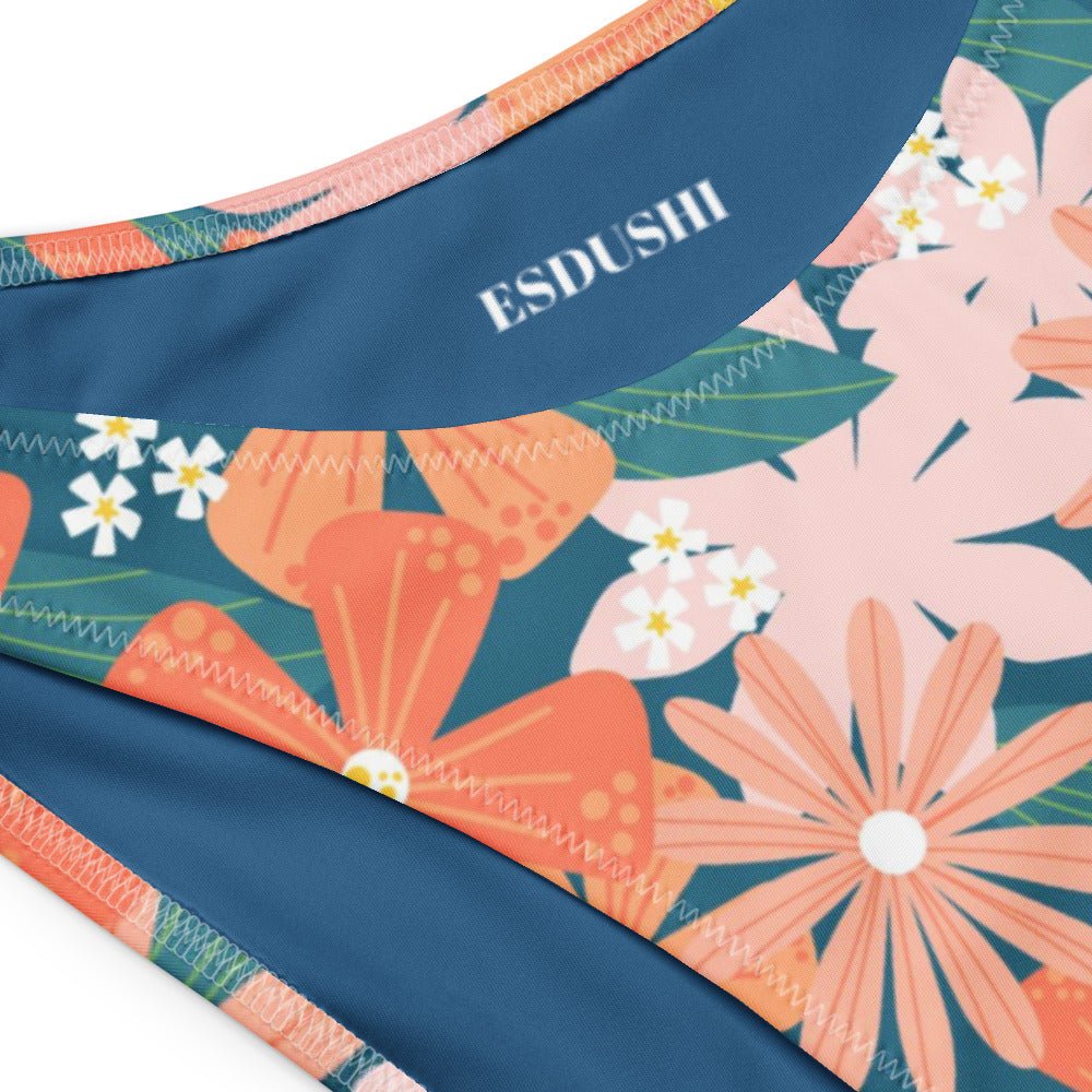 V-cut Bikini Bottom - Seaside Samba - Esdushi