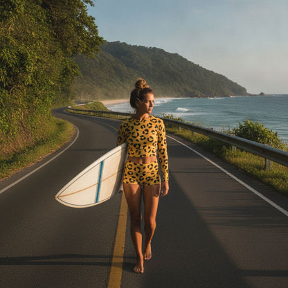 Women's Surf Rashguard - Sunny Swell