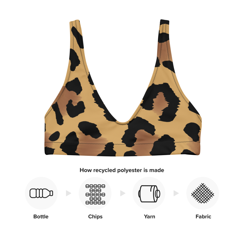 Bikini Top - Leopard Wave - Esdushi