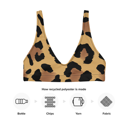 Bikini Top - Leopard Wave - Esdushi