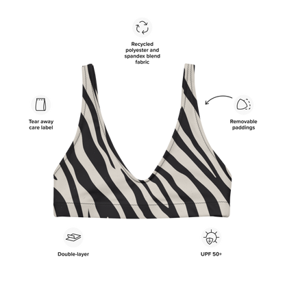 Bikini Top - Striped Safari - Esdushi