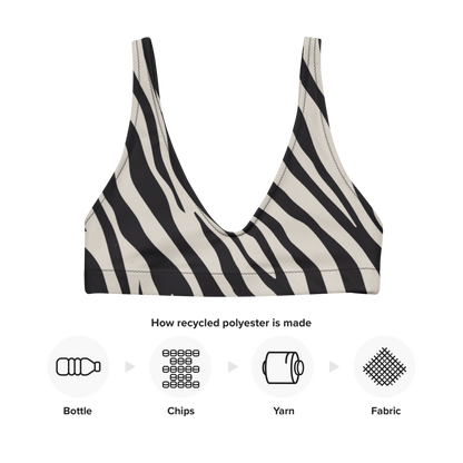 Bikini Top - Striped Safari - Esdushi