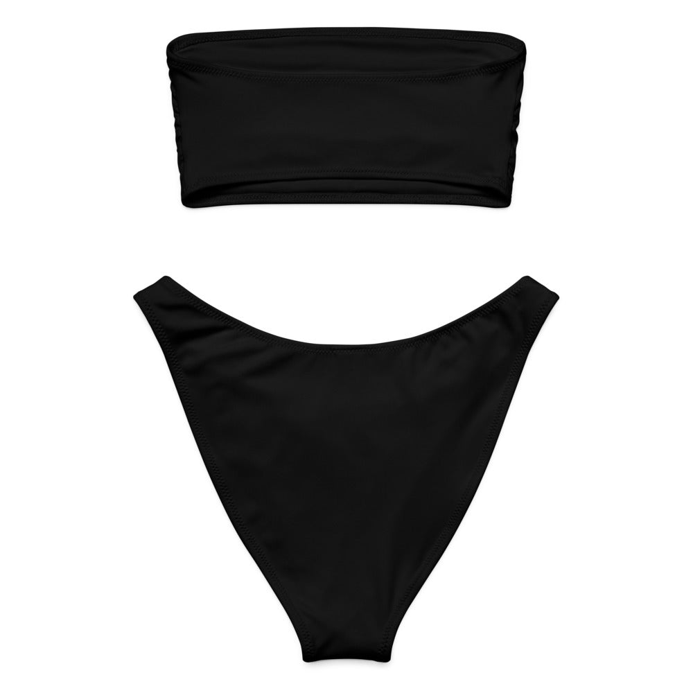 Esdushi Surf clothing - Bandeau Bikini Top - Boss Babe - - 