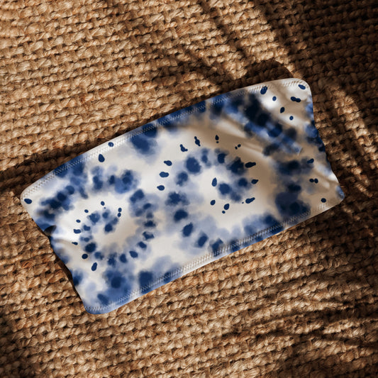 Esdushi Surf clothing - Bandeau Bikini Top - Ocean Swirl - - 