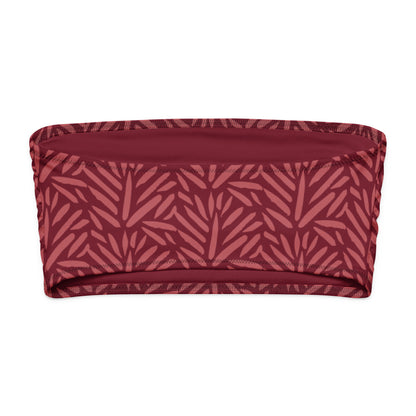 Esdushi Surf clothing - Bandeau Bikini Top - Palm Passion - - 
