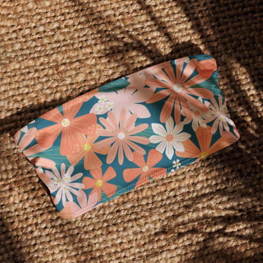 Esdushi Surf clothing - Bandeau Bikini Top - Seaside Samba - - 