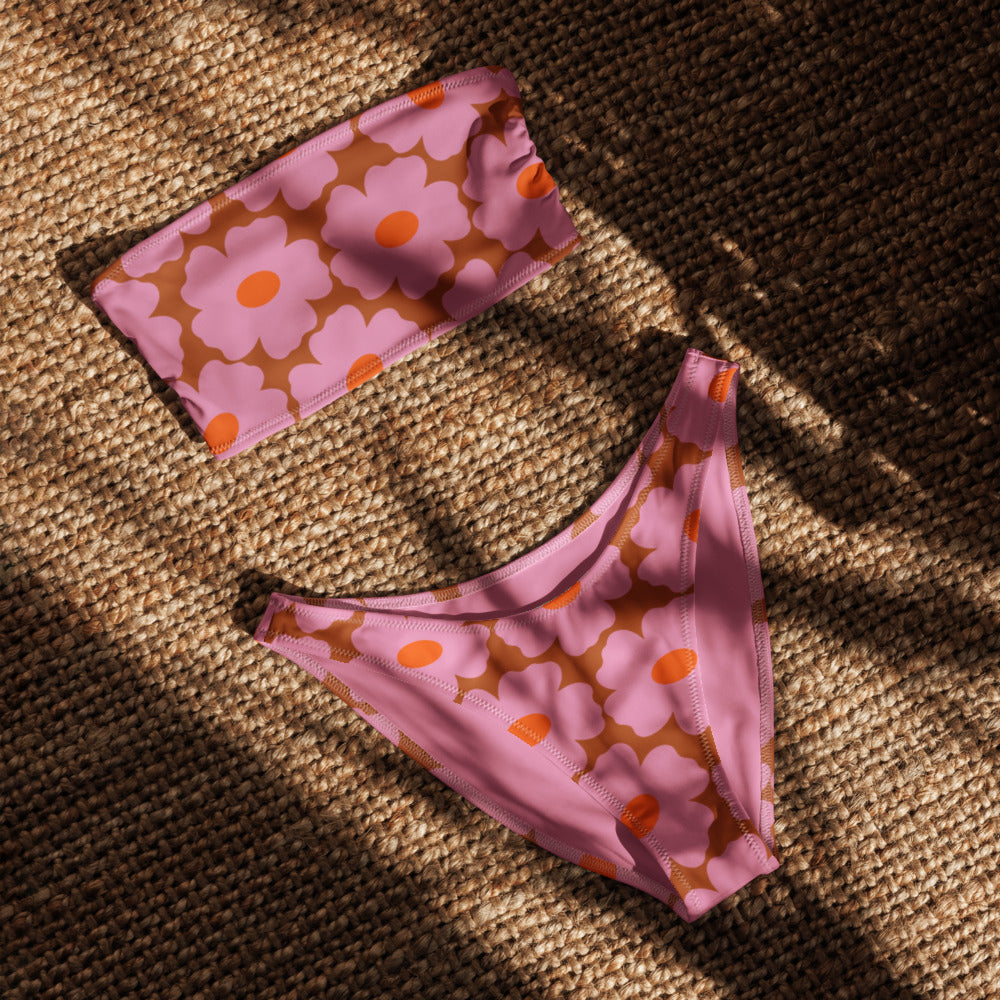 Esdushi Surf clothing - Bandeau Bikini Top - Sunkissed Soul - - 