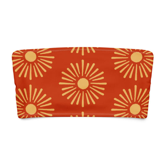 Esdushi Surf clothing - Bandeau Bikini Top - Sunset Session - - 