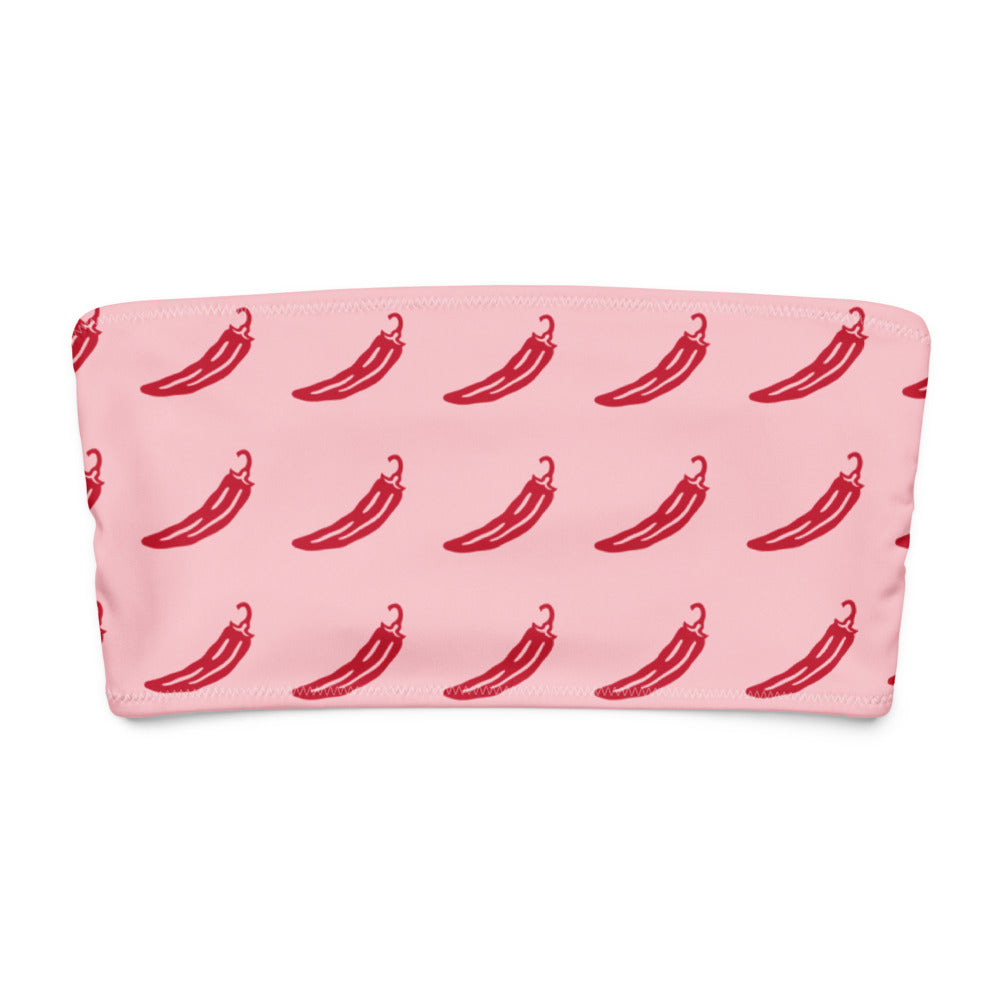 Esdushi Surf clothing - Bandeau Bikini Top - Sweet & Spicy - - 