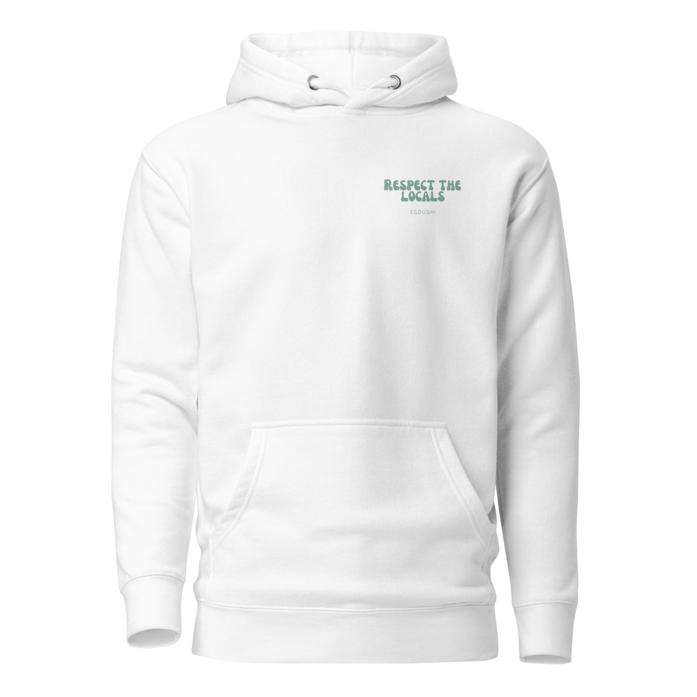 Esdushi Surf clothing - Hoodie - Respect The Locals - - 