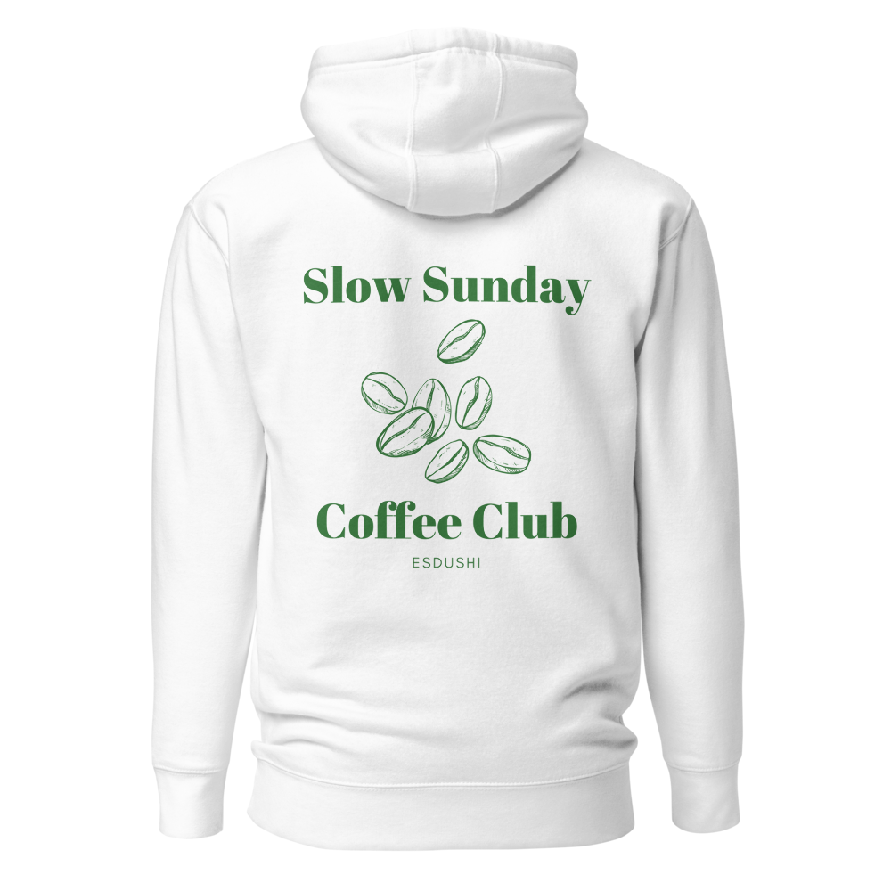 Esdushi Surf clothing - Hoodie - Sunday Coffee Club - - 