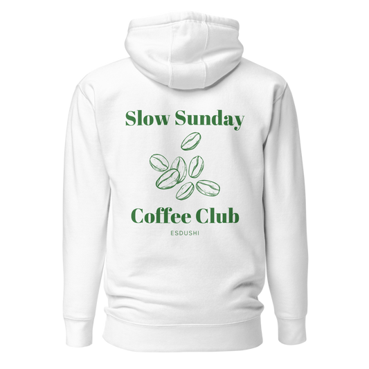 Esdushi Surf clothing - Hoodie - Sunday Coffee Club - - 