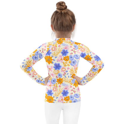 Esdushi Surf clothing - Kids - Girls Surf Rashguard - Sandcastle Suit - - 