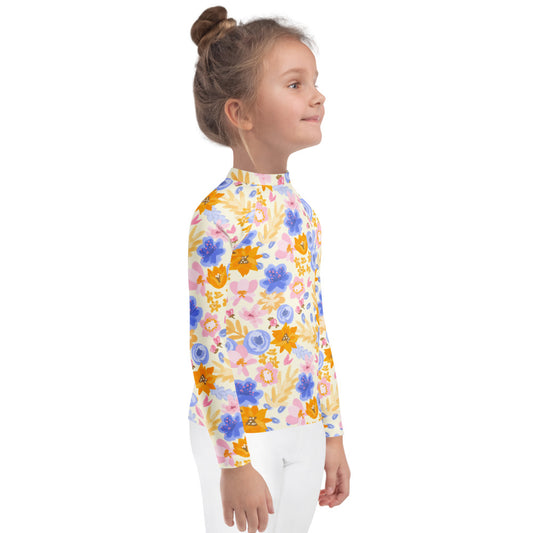 Esdushi Surf clothing - Kids - Girls Surf Rashguard - Sandcastle Suit - - 