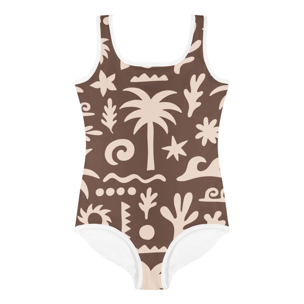 Esdushi Surf clothing - Kids Swimsuit - Cocoa Coast - 2T / 92 / 1-2 years - 