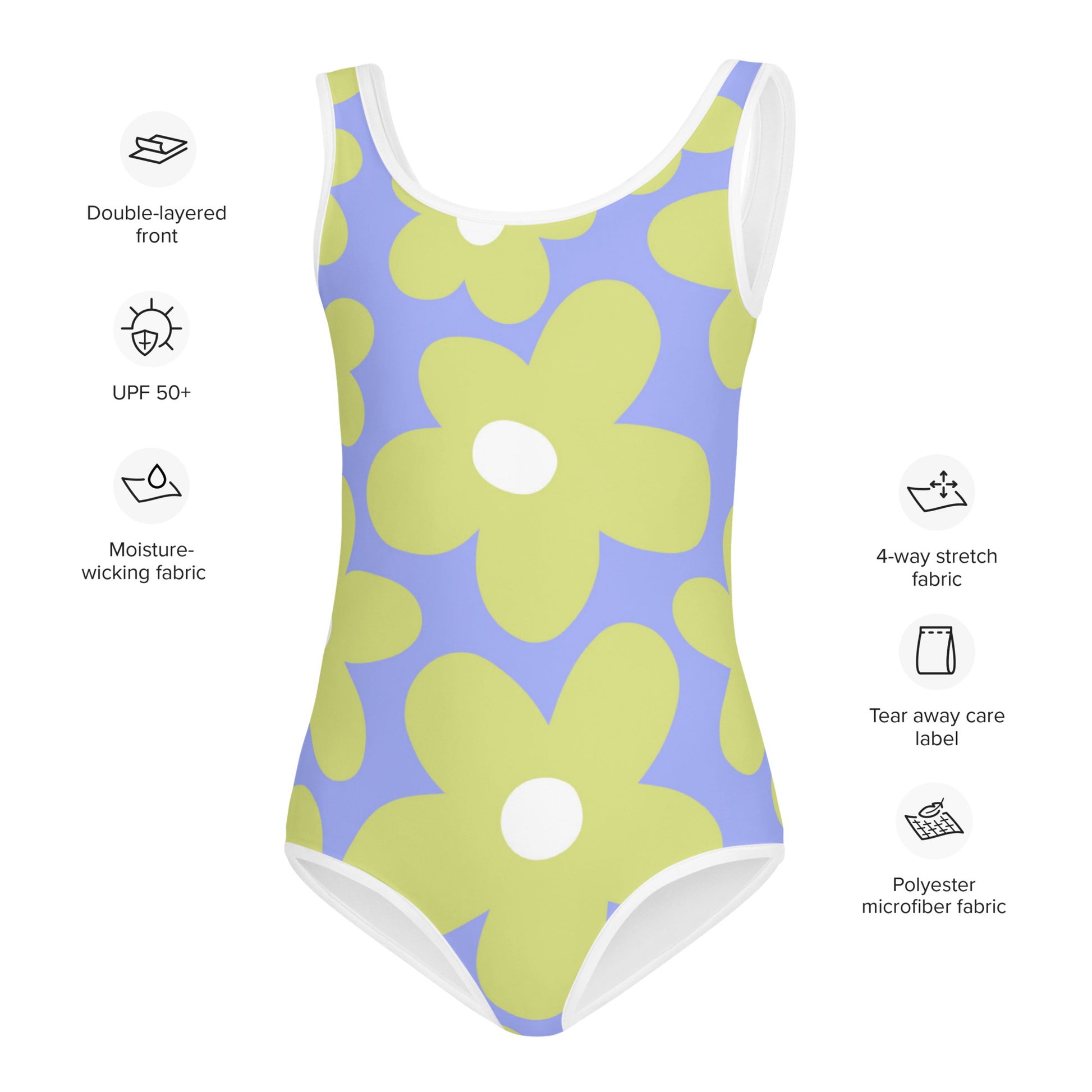 Esdushi Surf clothing - Kids Swimsuit - Daisy Dive - - 