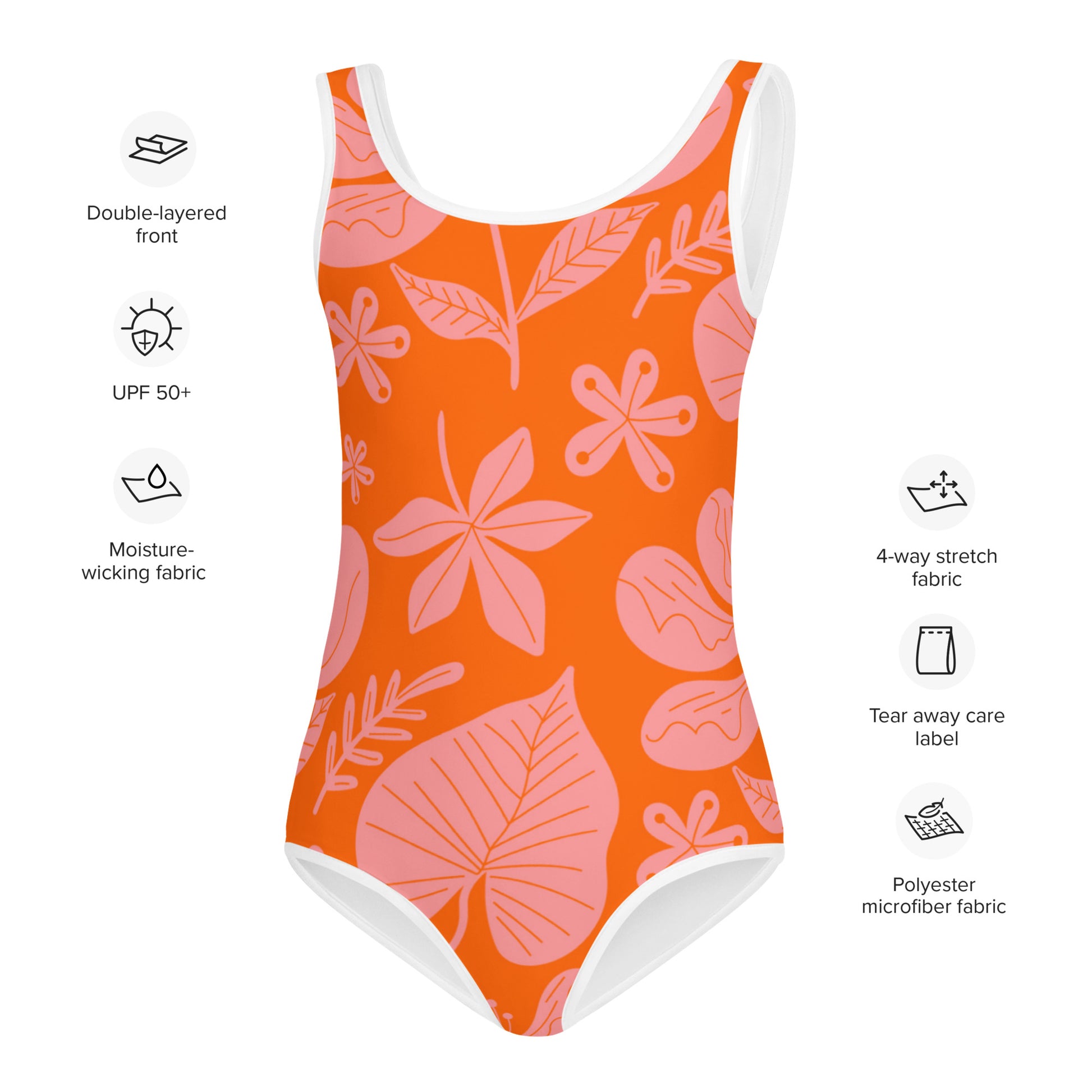 Esdushi Surf clothing - Kids Swimsuit - Floral Fantasy - - 