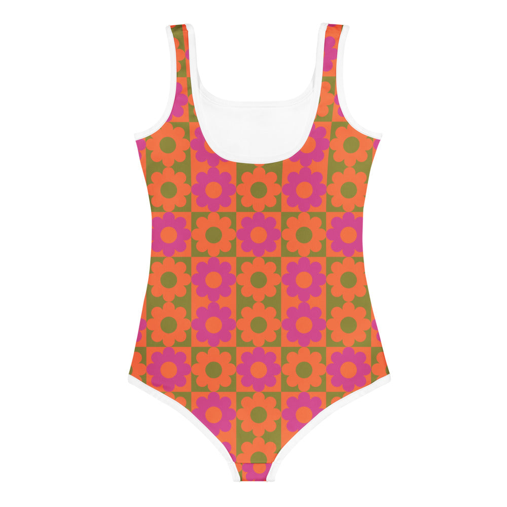 Esdushi Surf clothing - Kids Swimsuit - Floral Fiesta - - 
