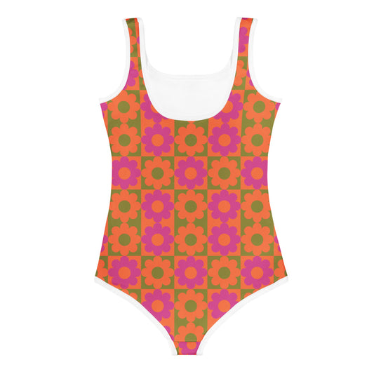 Esdushi Surf clothing - Kids Swimsuit - Floral Fiesta - - 